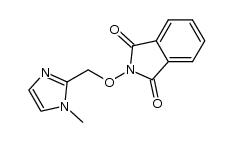 2-[(1-甲基-1H-咪唑-2-基)甲氧基]-1H-异吲哚-1,3(2H)-二酮 结构式