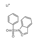 Lithium, [1-(phenylsulfonyl)-1H-indol-2-yl]- 结构式