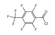 heptafluoro-p-toluyl chloride 结构式