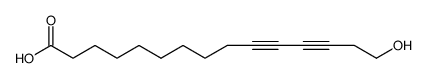 15-羟基-10,12-十五碳二炔酸 结构式