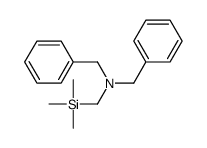 N,N-Dibenzyl-1-(trimethylsilyl)methanamine 结构式