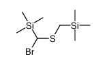Silane, [bromo[[(trimethylsilyl)methyl]thio]methyl]trimethyl- (9CI) 结构式