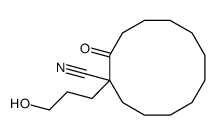 1-(3-羟丙基)-2-氧代环十二烷-1-甲腈 结构式