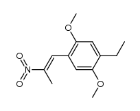 Benzene, 1-ethyl-2,5-dimethoxy-4-(2-nitro-1-propen-1-yl)- 结构式