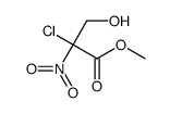 2-氯-3-羟基-2-硝基丙酸甲酯 结构式