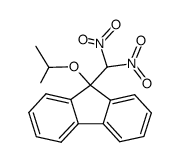 9-(二硝甲基)-9-异丙氧基-9H-芴 结构式