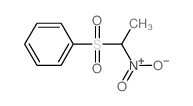 1-硝基乙基磺酰基苯 结构式