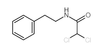 2,2-二氯-N-苯乙基乙酰胺 结构式