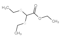 二(乙硫基)乙酸乙酯 结构式