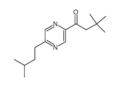 1-Butanone, 3,3-dimethyl-1-[5-(3-methylbutyl)-2-pyrazinyl]- 结构式