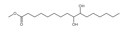 9,10-二羟基十六烷酸甲酯 结构式