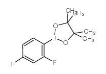 2-(4,4,5,5-四甲基-1,3,2-二氧杂硼烷-2-基)-1,5-二氟苯 结构式
