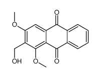2-(羟甲基)-1,3-二甲氧基-9,10-蒽二酮 结构式