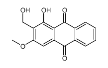 1-羟基-2-(羟甲基)-3-甲氧基-9,10-蒽二酮 结构式