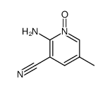 2-氨基-5-甲基烟腈-1-氧化物 结构式