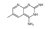 2,4-二氨基-6-甲基吡啶并[2,3-d]嘧啶 结构式