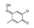2-氯-5-甲基-4-亚硝基-苯酚 结构式