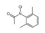 N-氯-N-(2,6-二甲基苯基)乙酰胺 结构式