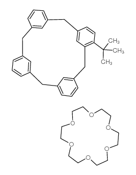 4-叔丁基杯[4]芳烃-冠-6-复合体 结构式
