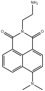 2-(2-氨基乙基)-6-(二甲基氨基)-1H-苯并[DE]异喹啉-1,3(2H)-二酮 结构式