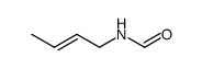 N-(2-丁烯基)甲酰胺-(E)- 结构式