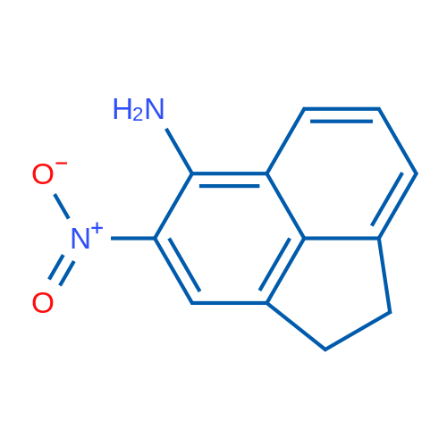 1,2-二氢-4-硝基-5-苊烯胺 结构式