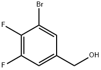 3-溴-4,5-二氟苄醇 结构式