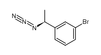 (S)-1-(1-叠氮乙基)-3-溴苯 结构式
