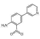 2-硝基-4-(吡啶-3-基)苯胺 结构式