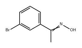 1-(3-溴苯)乙酮肟 结构式