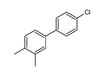 4'-氯-3,4-二甲基-1,1'-联苯 结构式