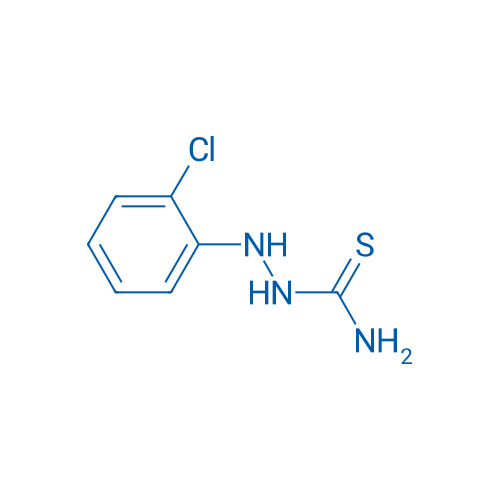 2-(2-氯苯基)-1-肼硫代甲酰胺 结构式