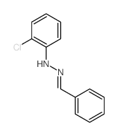 苯甲醛-2-(2-氯苯基)腙 结构式