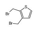 2,3-二(溴甲基)噻吩 结构式