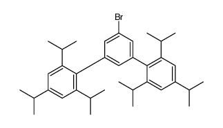 5'-溴-2,2'',4,4'',6,6''-六异丙基-1,1':3',1''-三联苯 结构式