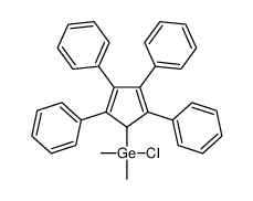 Germane, chlorodimethyl(2,3,4,5-tetraphenyl-2,4-cyclopentadien-1-yl)- 结构式