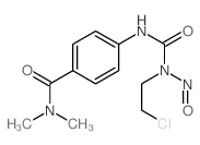 1-(2-Chloroethyl)-3-[p-(dimethylcarbamoyl)phenyl]-3-nitrosourea 结构式