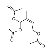 2-Butene-1,1,4-triol, 2-methyl-, triacetate, (Z)- (9CI) 结构式