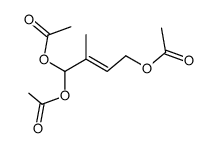 2-Butene-1,1,4-triol, 2-methyl-, triacetate, (E)- (9CI) 结构式