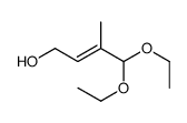 2-Buten-1-ol, 4,4-diethoxy-3-methyl-, (E)- (9CI) 结构式