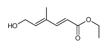 (2E,4E)-6-羟基-4-甲基-2,4-己二烯酸乙酯 结构式