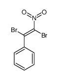 Benzene, (1,2-dibromo-2-nitroethenyl)- 结构式