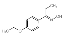 1-(4-ETHOXYPHENYL)-1-PROPANONE OXIME 结构式