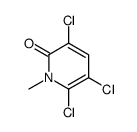 3,5,6-三氯-1-甲基-2(1H)-吡啶酮 结构式