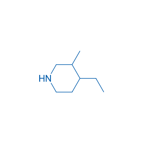 4-Ethyl-3-methylpiperidine 结构式