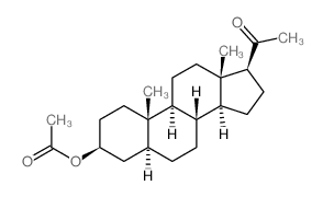 别孕烯醇酮醋酸酯 结构式