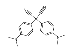 2,2-双[4-(二甲氨基)苯基]丙二腈 结构式