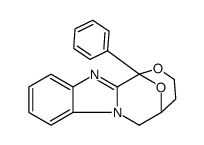1,5-环氧-1H-[1,4]恶唑并[4,3-a]苯并咪唑，3,4,5,6-四氢-1-苯基- 结构式