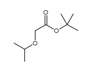 2-异丙氧基乙酸叔丁酯 结构式