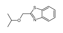 Benzothiazole, 2-[(1-methylethoxy)methyl]- (9CI) 结构式